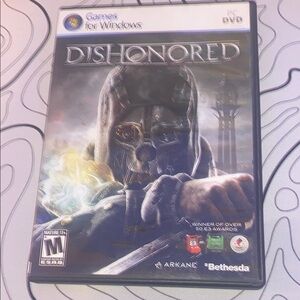 Dishonored PC DVD Game - Black Cover
